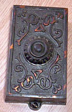 Antique Red Brass Door Bell/buzzer