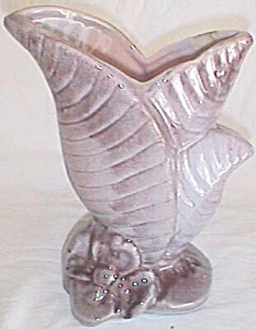 Vintage Gonder Vase # H 67 Flower & Ferns