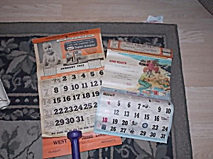 2 Vintage Calendars West End Drug Cloquet, Mn