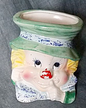 Napcoware Clown Head Vase