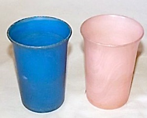 Pair Allied Plastic Juice Glasses