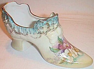 Stunning Rs Prussia Shoe Lovely Floral Transfer Free Shipping