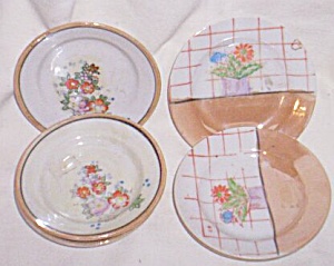 6 Porcelain Child's Plates