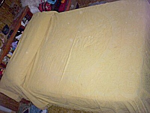 Vintage Cotton Chenille Bed Spread