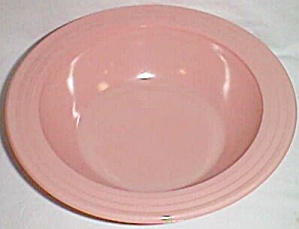 Hazel Atlas Moderntone Pink Serving Bowl