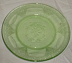 Federal Glass Parrot Bread Butter Plate