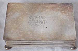 Vintage Silver Plated Trinket Box