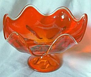 Viking Epic 6 Petal Persimmon Round Compote