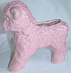 Adorable Pink Lamb Planter Unmarked Unknown Still Cute