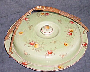 Stunning 7 Section Relish W/ Lid 1920's