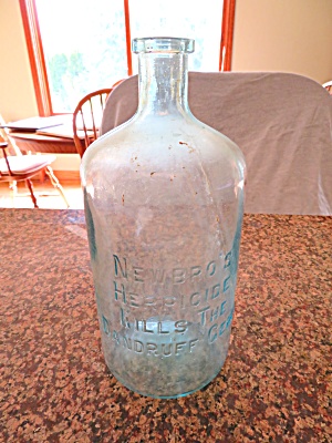 Antique Newbro's Dandruff Bottle