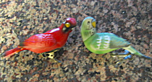 Vintage Ceramic Bird Cage Ornaments