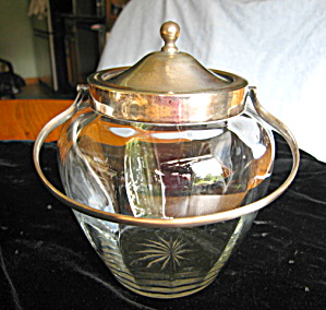 Vintage Cut Glass Biscuit Jar