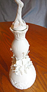 Bisque Porcelain Cologne Bottle Vintage
