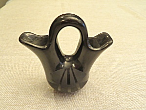 Santa Clara Black Pottery Vase