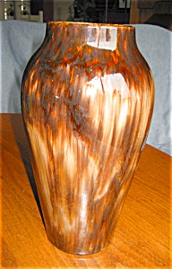 Brush Mccoy Tall Onyx Vase Antique
