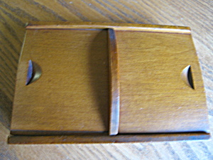 Maple Wood Vintage Card Box