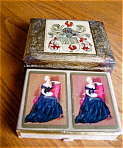 Vintage Card Box And Congress Cards