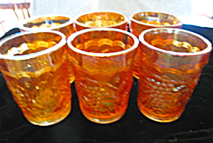Imperial Carnival Glass Tumblers