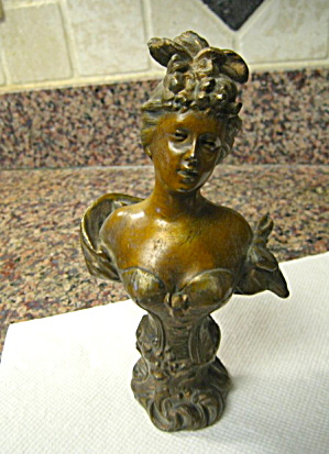 Art Nouveau Cast Figurine