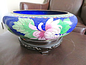 Vintage Cloisonne Bowl Vase