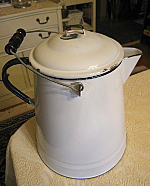 Huge Vintage Graniteware Coffee Boiler