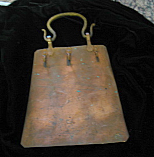 Vintage Copper Hook Rack