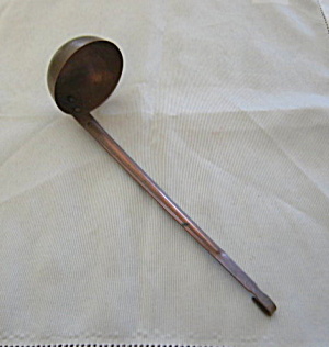 Vintage Solid Copper Ladle
