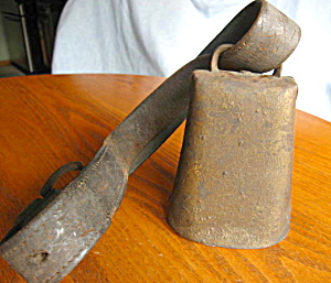 Antique Cowbell And Collar