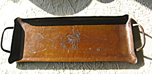 Arts & Crafts Copper Tray