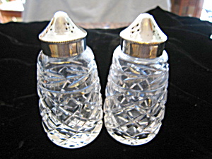 Crystal Epns Vintage Shakers
