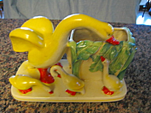 Duck Family Vintage Planter