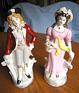 Vintage Porcelain Colonial Figurines