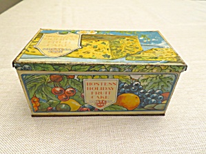 Vintage Fruit Cake Tin