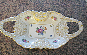 German Porcelain Enameled Tray