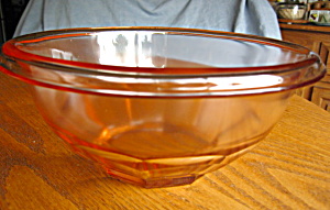 Hazel Atlas Pink Depression Glass Bowl