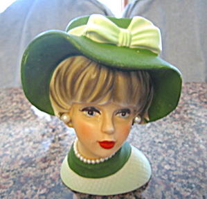 Napcoware Vintage Lady Headvase