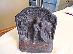 Hubley Antique Iron Tryst Bookend