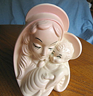Vintage Hull Madonna Head Vase