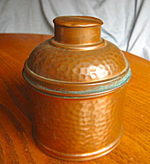 Revere Hammered Copper Humidor Vintage