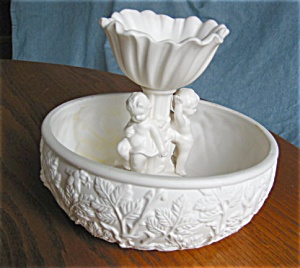 Vintage Matte White Pottery