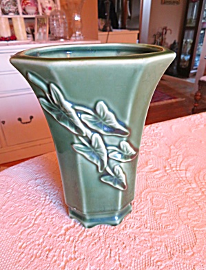 Green Ivy Vintage Vase