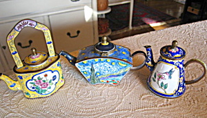 Kelvin Chan Enamelware Teapots