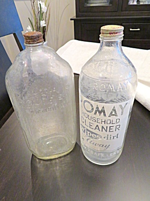 Vintage Laundry Room Bottles