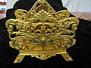 Ornate Brass File Holder