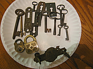 Vintage Padlocks And Keys