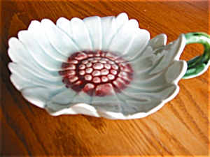 Vintage Majolica Style Butter Pat