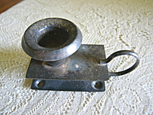 Antique Match & Candle Holder