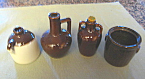Miniature Vintage Stoneware Vessels