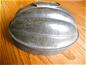 Antique Kreamer Tin Melon Mold